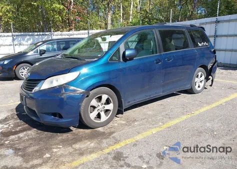 2011 Toyota Sienna Le из США, поврежденный, VIN 5TDKK3DC9BS152691